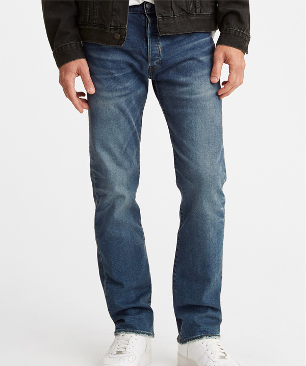 Levi's 501 in a medium blue wash