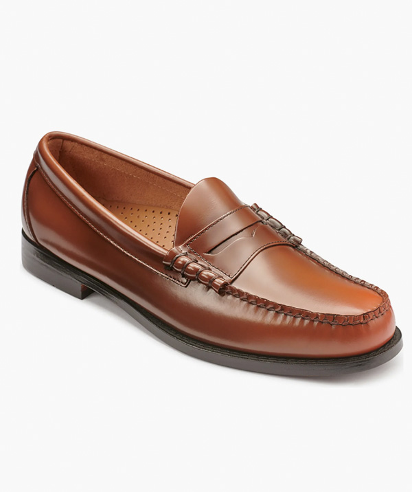 gh bass brown loafer