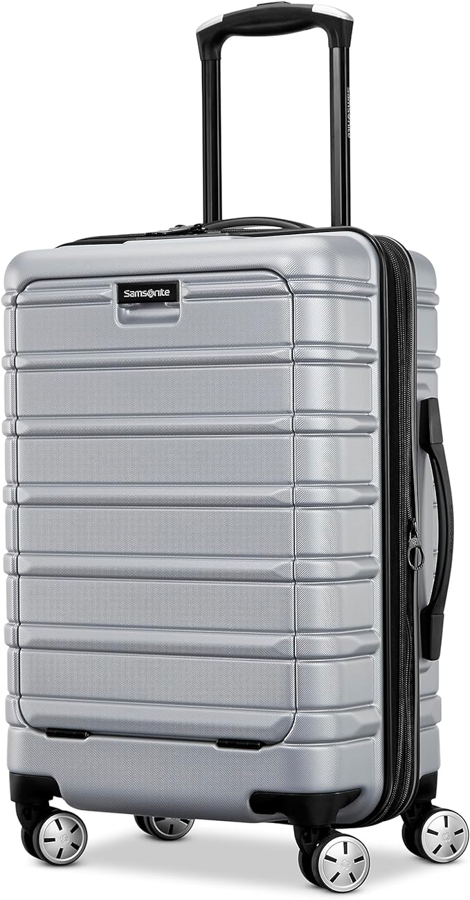 gray samsonite luggage