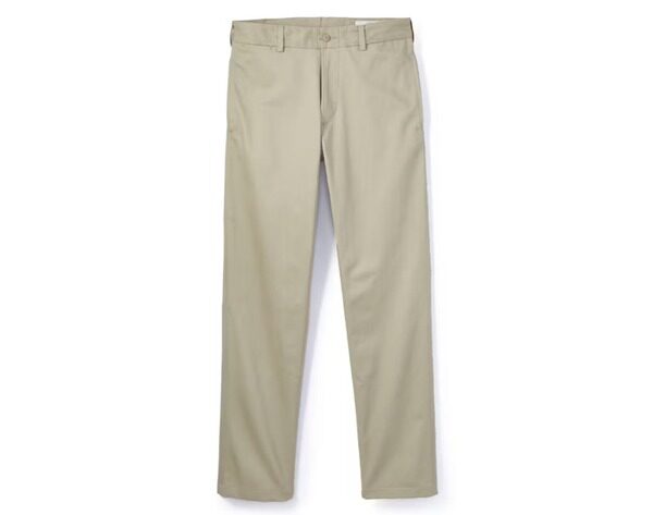 straight fit twill chino pants
