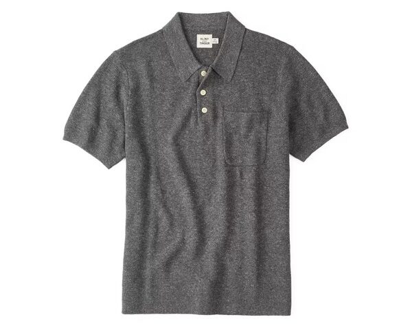 a short sleeve sweater polo shirt