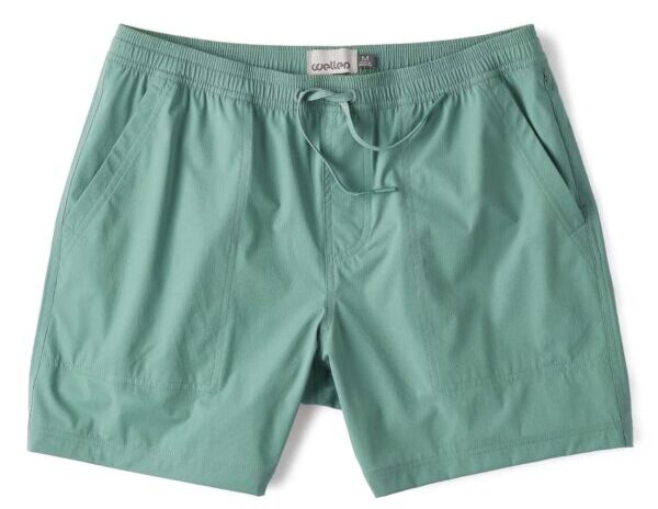 ripstop material everyday shorts with six inch inseam