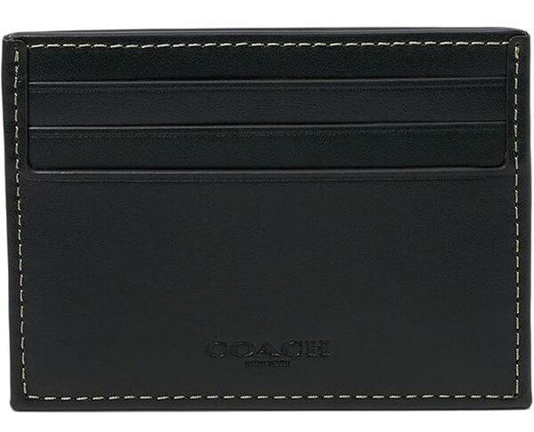a leather card case minimalist wallet