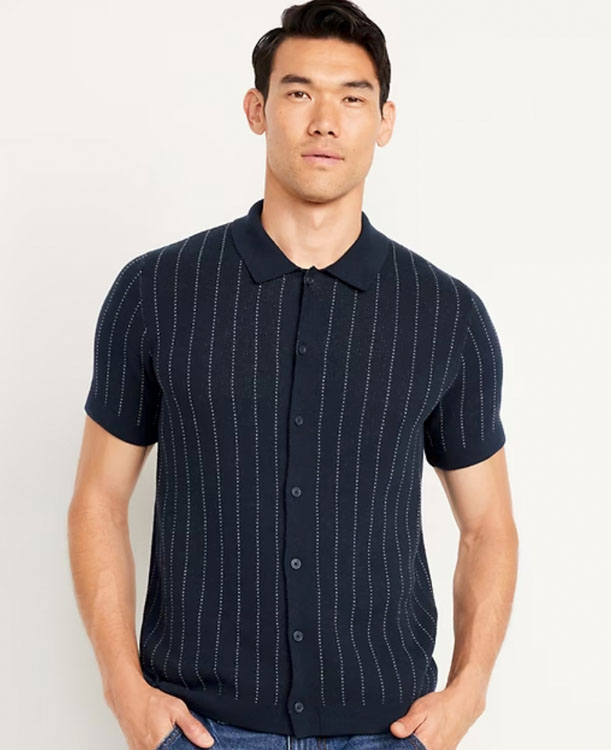 old navy sweater polo