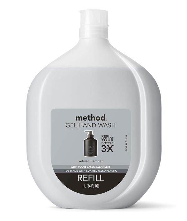 method gel hand wash bottle