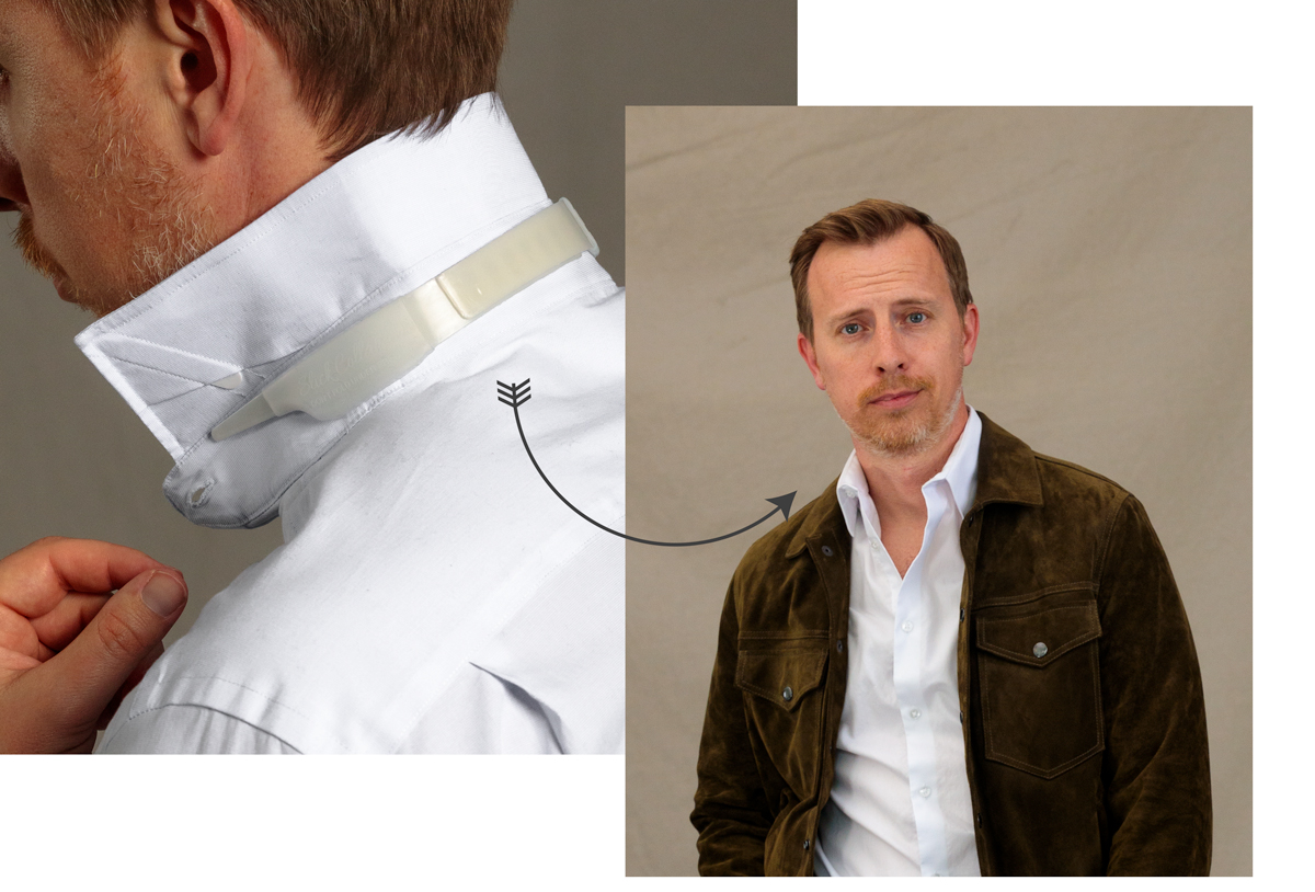 slick collar before and after