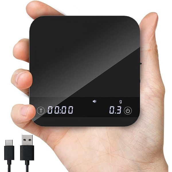 a mini coffee scale