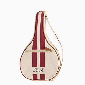Red Striped Padel Racket Case