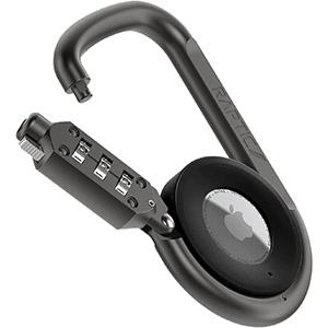 Combination Lockable Carabiner for AirTags