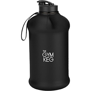 THE GYM KEG Sports Water Bottle with insulated sleeve 74 ounces