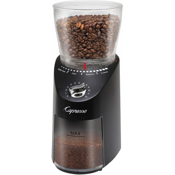 a conical coffee bean grinder
