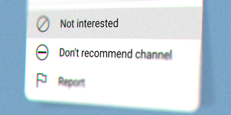 not interested button