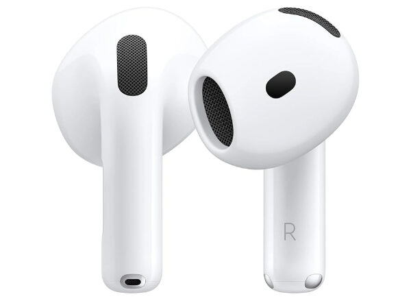 Apple AirPods 4 Wireless Earbuds, Bluetooth Headphones, Personalized Spatial Audio