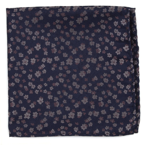 a floral pocket square