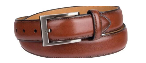a leather dress belt