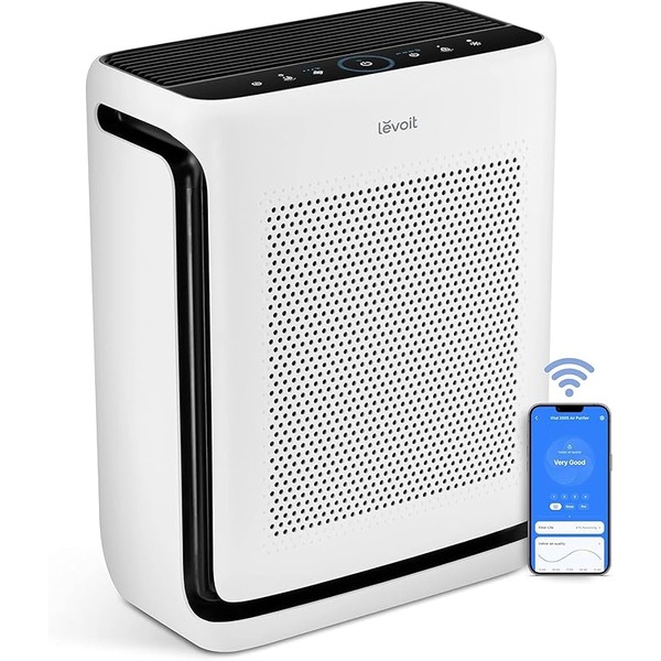 a smart air purifier with washable filter