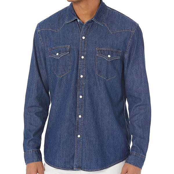 amazon essentials denim shirt