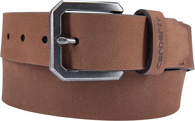 brown leather belt