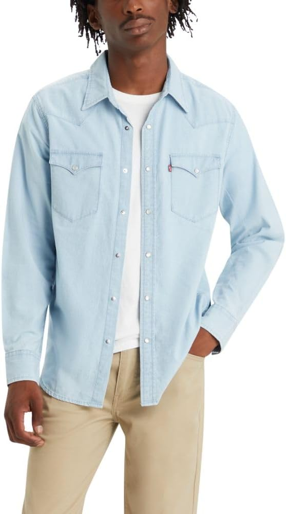 Levi's light blue denim shirt