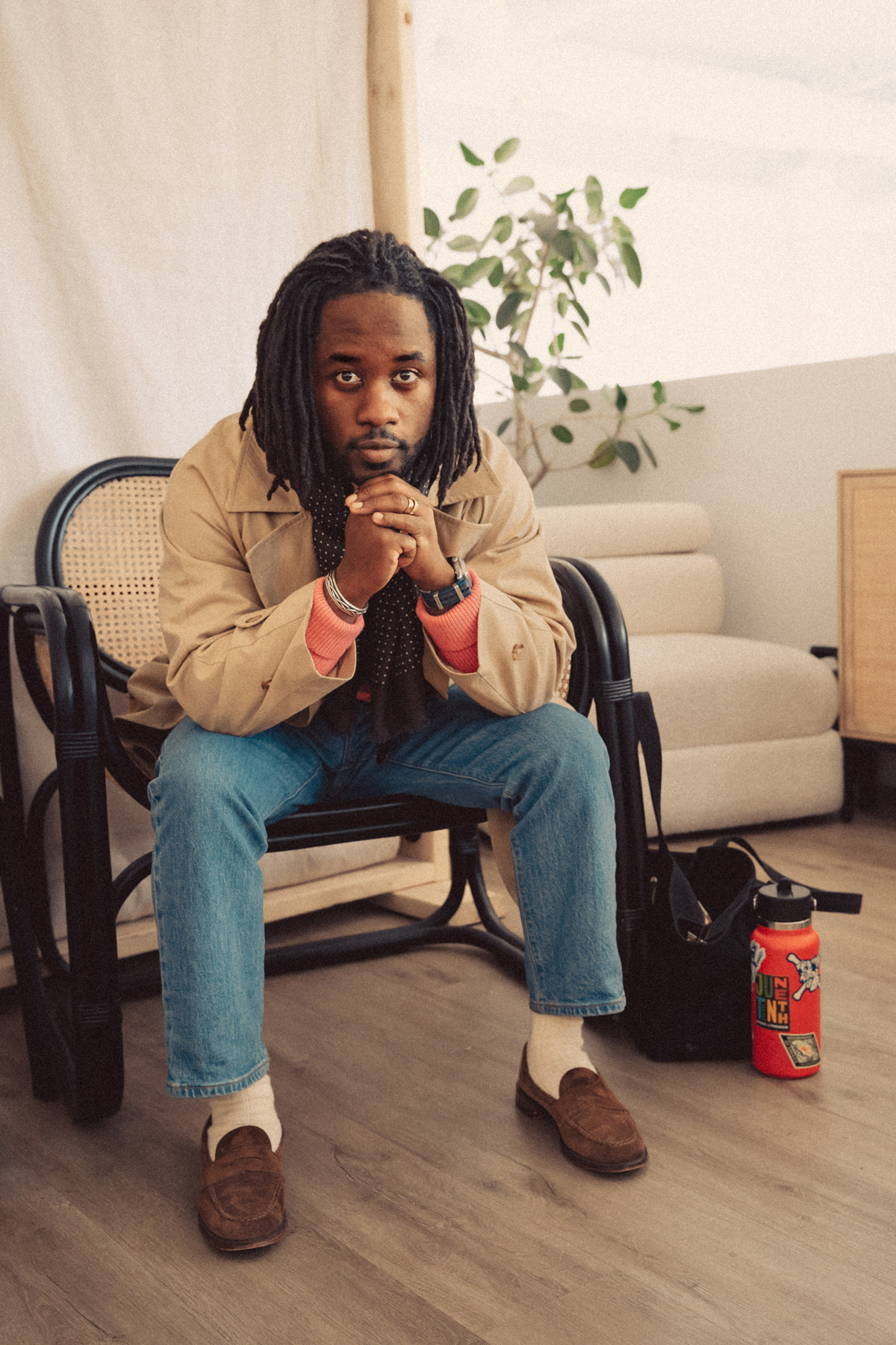 daniel looking at the camera