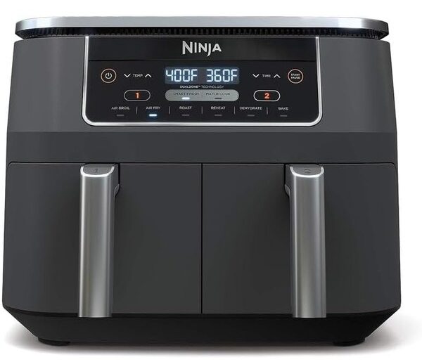 Ninja DZ201 Foodi 8 Quart 6-in-1 DualZone 2-Basket Air Fryer
