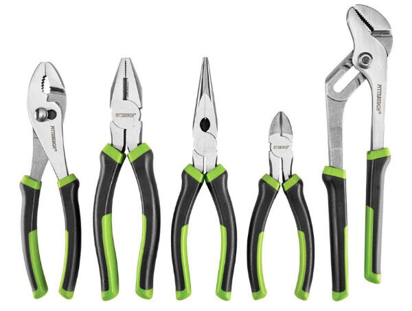 Pliers Set with Comfort Grips, 5-Piece