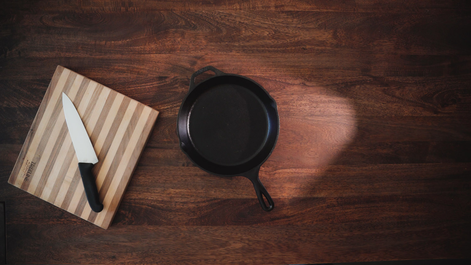 a cast iron skillet
