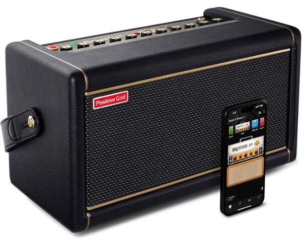 Positive Grid Spark 2 50W Smart Guitar Practice Amp & Bluetooth Speaker with Built-in Looper