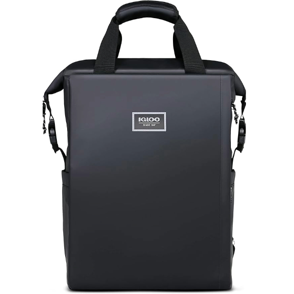 insulated soft cooler with zipper top and handle