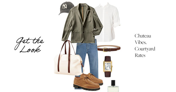 Get the Look: Chateau Vibes, Courtyard Rates