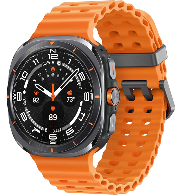 samsung galaxy watch with orange band