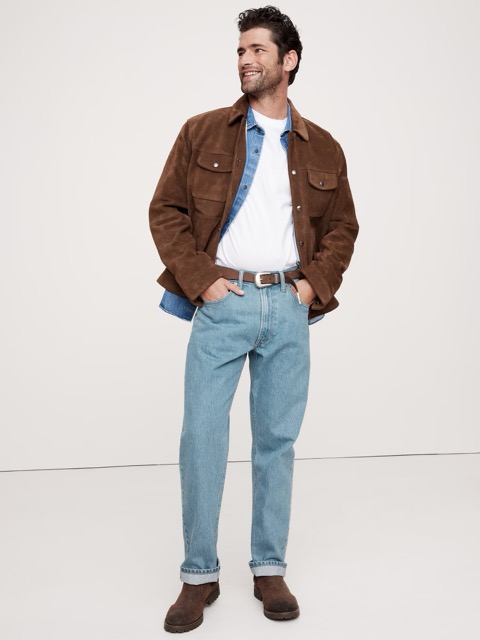 brown leather sneakers