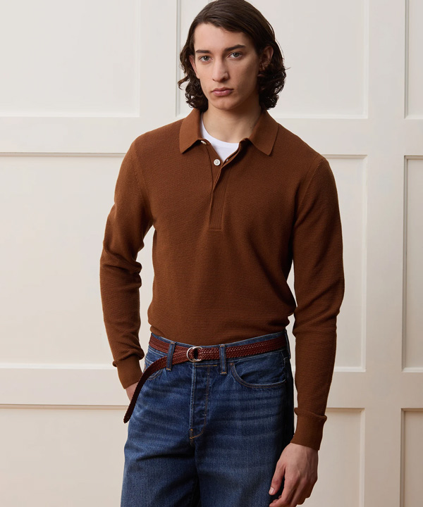long sleeve polo