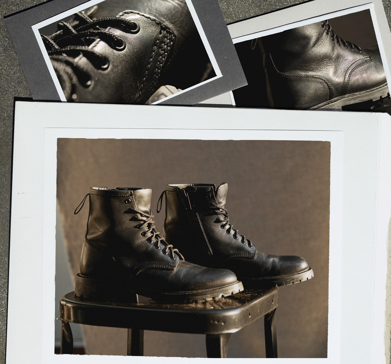 fall-style_leather-jacket-boots-2 three photos of black thursday boots