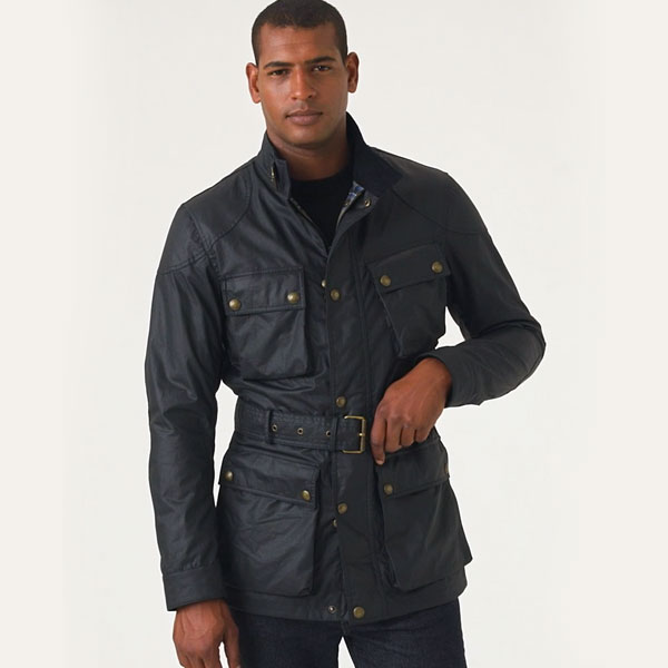 belstaff waxed canvas jacket