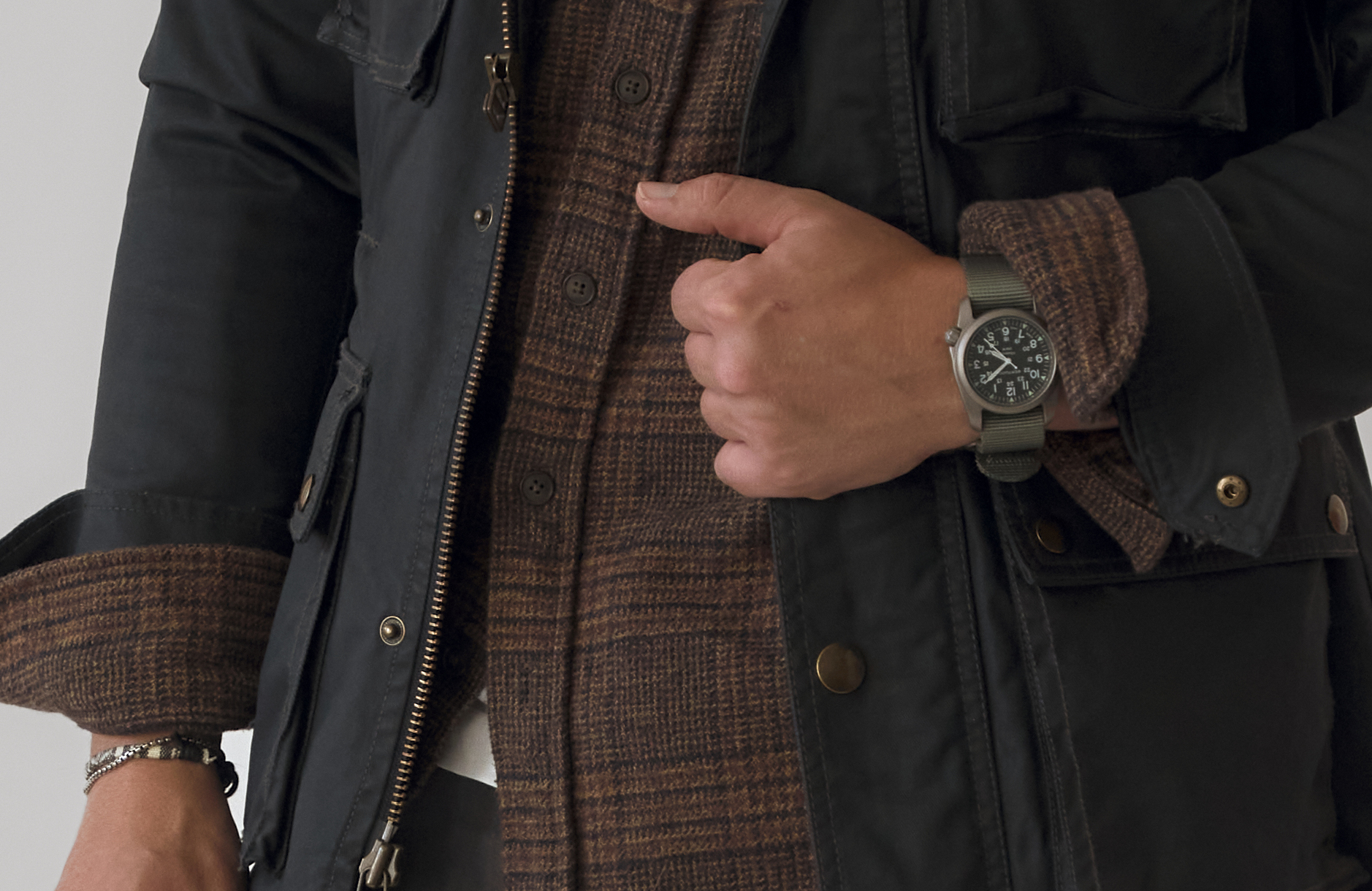 bertucci close up of field watch