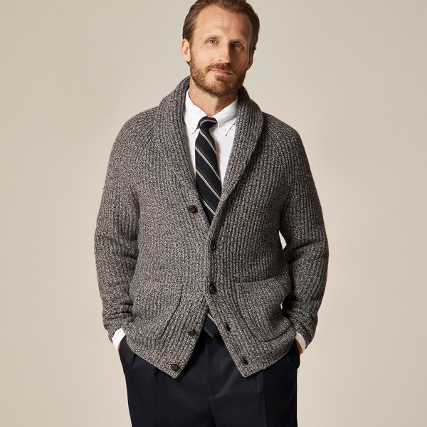jcrew shawl collar cardigan
