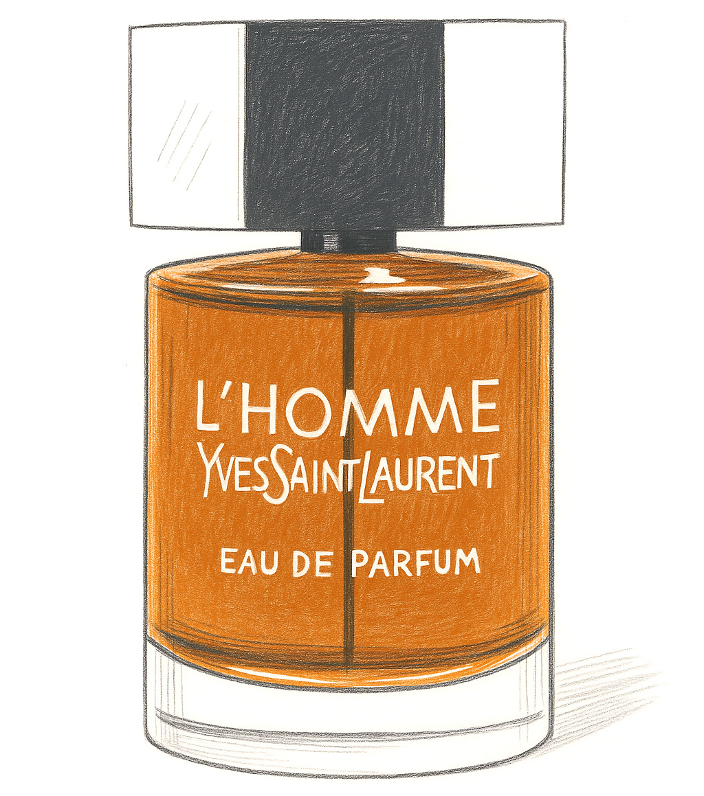 bottle of eau de parfum by yves saint laurent