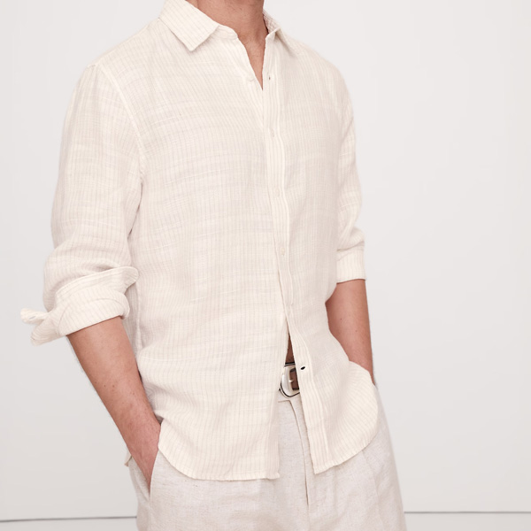 banana republic linen shirt