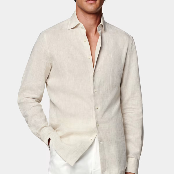 suit supply linen shirt
