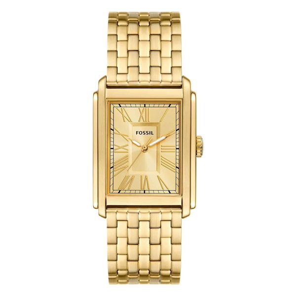 fossil gold watch