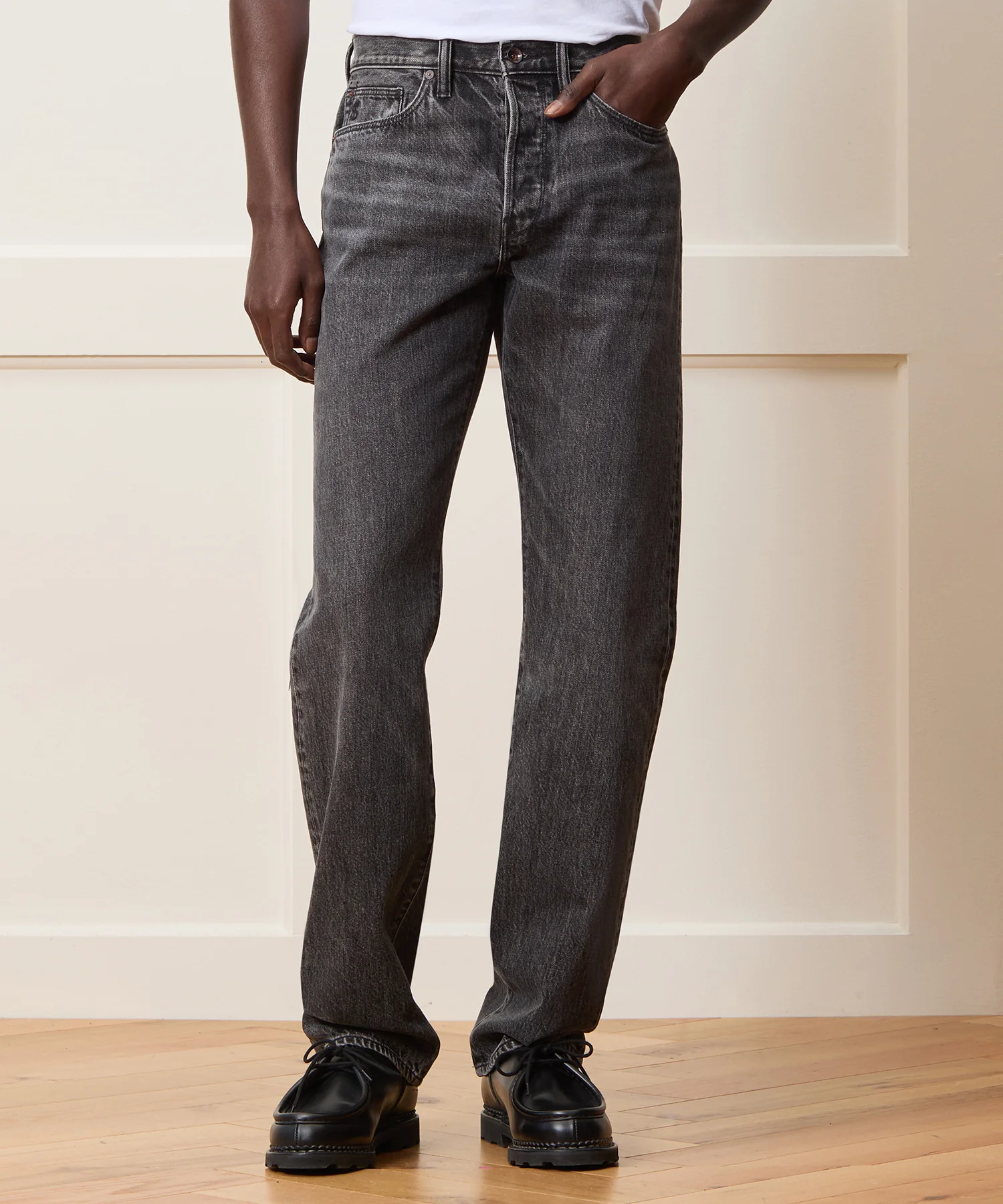 charcoal selvedge jeans