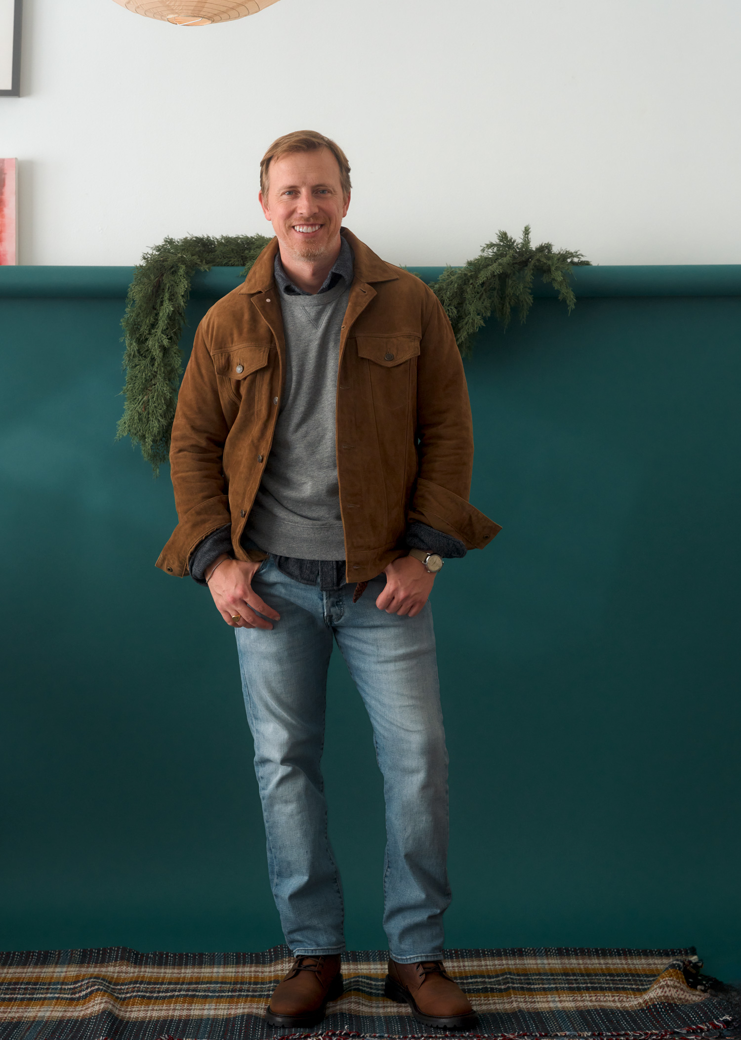 men-suede-jacket men suede leather jacket gift