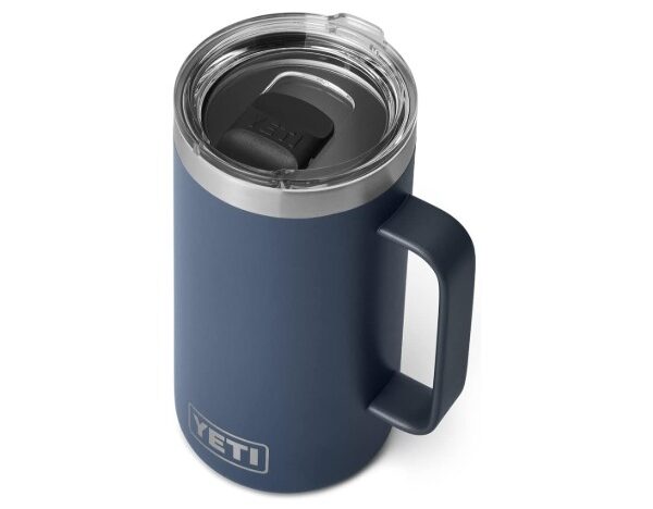 YETI Rambler 24 oz Mug, Vacuum Insulated, Stainless Steel with MagSlider Lid