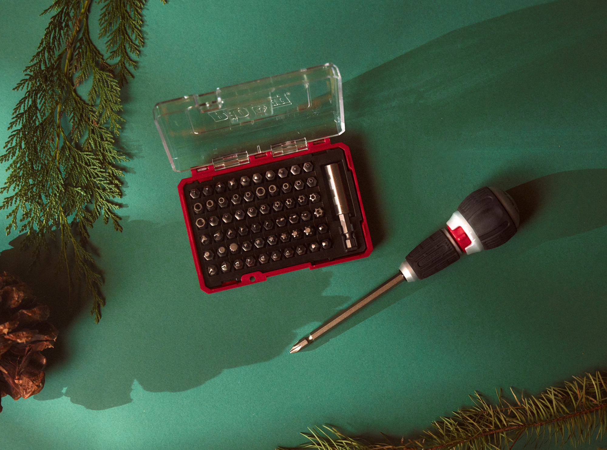 ratchet screwdriver and bit set