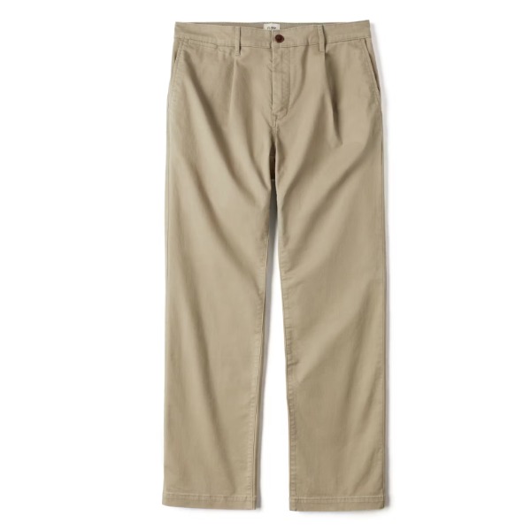 pleated chino pants