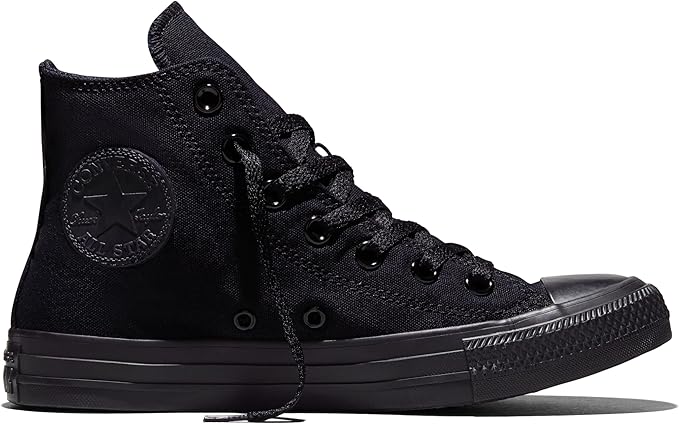 black on black converse