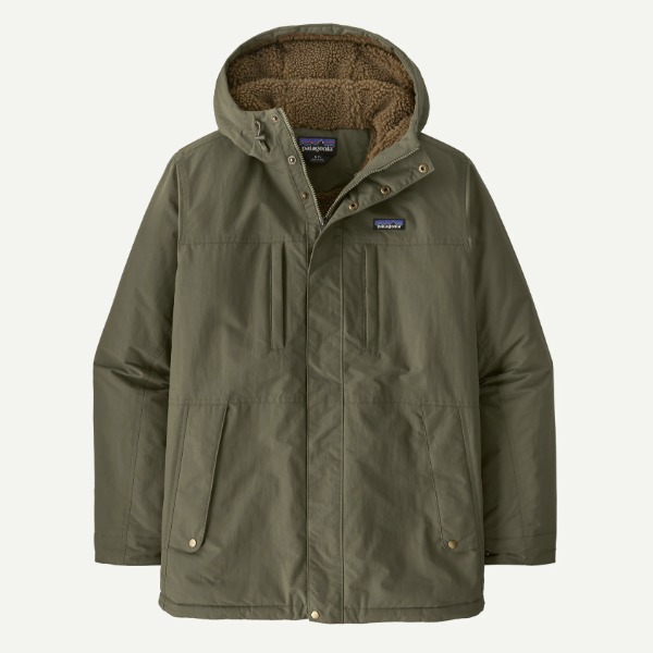 a hooded parka style jacket