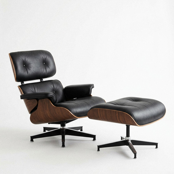 eames lounge chair and ottoman